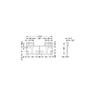 PLAQUE MURALE SECABLE