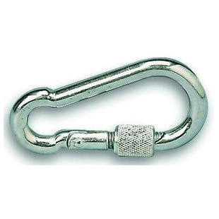 PORTE-MOUSQUETON POMPIER A VIS 100MM