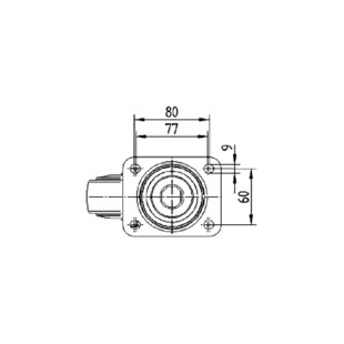 ROULETTE PIVOTANTE Ø 100MM