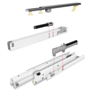 SYSTEME D'AMORTISSEUR A LA FERMETURE