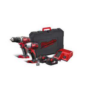 PERCEUSE VISSEUSE + VISSEUSE A CHOC 18V M18BPP2D402C