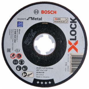 DISQUE A TRONCONNER XLOCK "EXPERT FOR METAL" 125X1,6 MOYEU PLAT