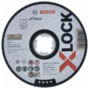DISQUE A TRONCONNER XLOCK "EXPERT FOR INOX" 125X1,6
