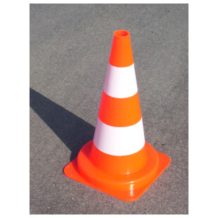 CONE DE CHANTIER 2 BANDE SERIGRAPHIEE