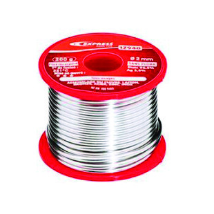 SOUDURE ETAIN POUR ASSEMBLAGE TRAVAUX COURANTS - 200 G - BOBINE Ø 2 MM