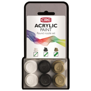 DIFFUSEUR ROND POUR PEINTURE ACRYL RAL (SET DE 6)