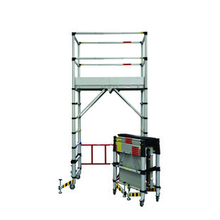 ECHAFAUDAGE TELESCOPIQUE 7 HAUTEURS DE TRAVAIL TELETOWER