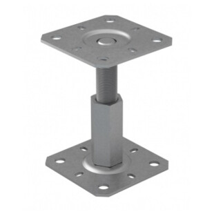 PIED DE POTEAU REGLABLE M20