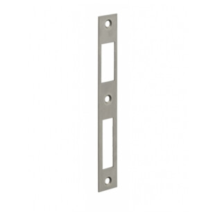 GACHE PLATE INOX COFFRE REDUIT MENUISERIE METAL 160X22X1,5 MM "PROTECT"