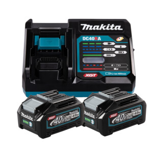 PACK BATTERIES MAX XGT 40V 2X4AH + CHARGEUR SIMPLE DC40RA