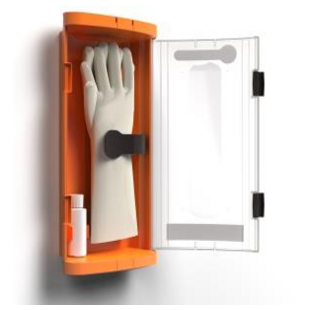 COFFRET A GANTS PLASTIQUE A FENETRE + 1 POUDREUR RGX-BGT