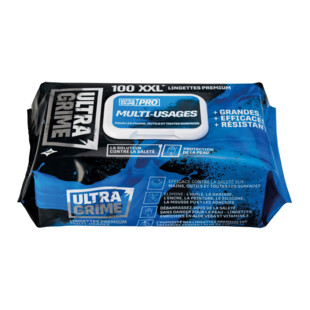 LINGETTE ULTRAGRIME PRO XXL MULTI-USAGES X 100