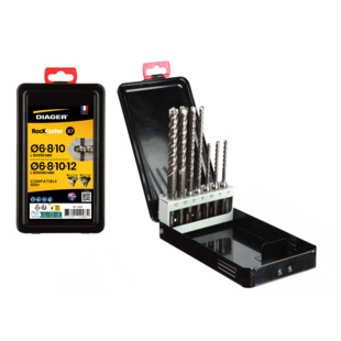 FORET BETON SDS+ ROCKFASTER (EN COFFRET)