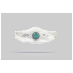 MASQUE FILTRANT PLAT A 3 PANNEAUX BLS 680NEXT FFP2 NR D TM/L