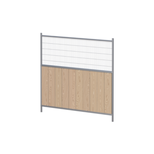 CLOTURE SEMI-OPAQUE BOIS M825