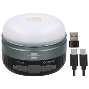 LAMPE SOLAIRE OLI RONDE LED 400 AS RECHARGEABLE - POWERBANK - USB C