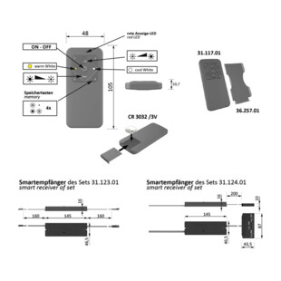 INTERRUPTEUR VARIATEUR S-MITTER BASIC MULTIWHITE 12V