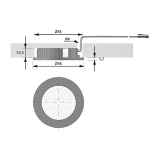 SPOT LED 12V MULTILITE FLOOD