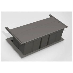 COUVERCLE AUTOMATIQUE POUR POUBELLE DE TIROIR