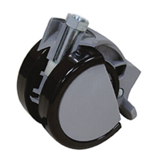 ROULETTE PIVOTANTE Ø75 SANS FIXATION