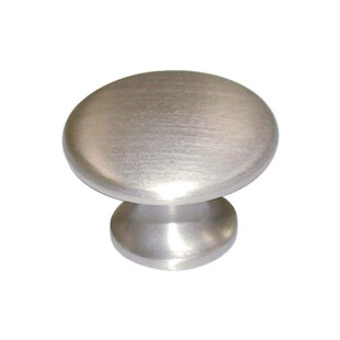 BOUTON LENTILLE LAITON NICKEL MAT