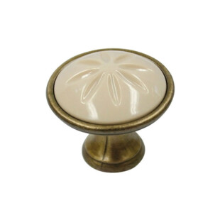 BOUTON PORCELAINE/ZAMAC