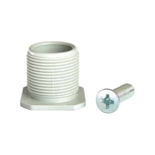 PLATINE PVC POUR PIEDS O40MM