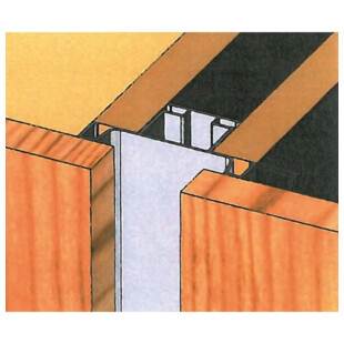 PROFIL VERTICAL PRISE DE MAIN GOLA CLASSICA ALUMINIUM