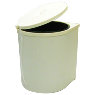 POUBELLE PIVOTANTE A CORDON 13L