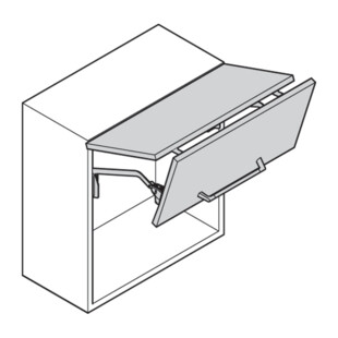 FERRURE DE PORTE DOUBLE RELEVABLE FREEFOLD