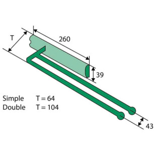 PORTE TORCHONS COULISSANT