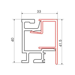 PROFIL PORTE ACCESSOIRES MOSAIQ