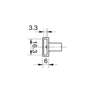 ARRET DE TIROIR ZAMAC