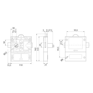 SERRURE A MONNAIE LOCKR CLASSIC POUR MILIEUX SECS