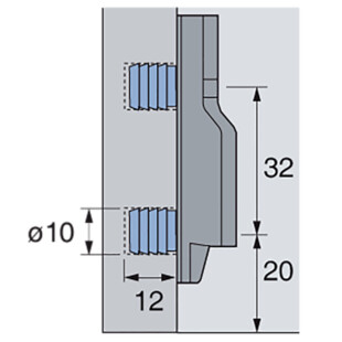 EMBASE A ENFONCER INLINE 8099
