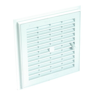 GRILLE AERATION DEMONTABLE CARREE A SCELLER 160 X 160 MM