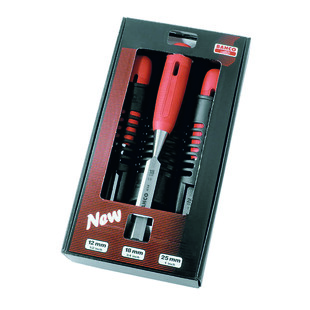 JEU 3 CISEAUX A BOIS 414 12-18-25 MM