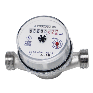 COMPTEUR DIVISIONNAIRE EAU CHAUDE A JET UNIQUE