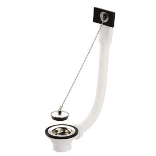 BONDE 70 MM AVEC TROP PLEIN POUR EVIER INOX 556