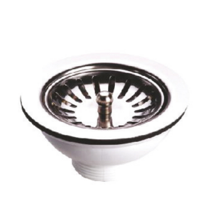 BONDE 114 MM A PANIER MANUEL SANS TROP PLEIN POUR EVIER 513