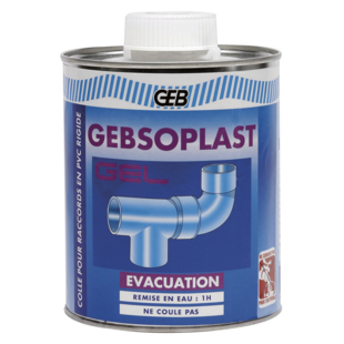 COLLE POUR RACCORDS PVC GEBSOPLAST GEL