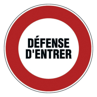 DISQUE DE SIGNALISATION 300 mm