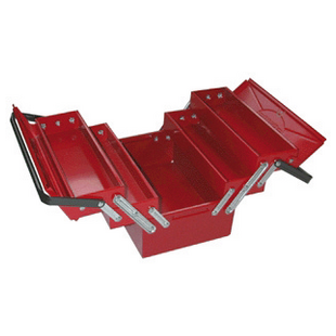 BOITE A OUTILS ACIER 5 COMPARTIMENTS