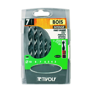 MECHE BOIS 3 PTES SLR 3/10MM COFFRET DE 7