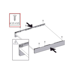 VIS DE FIXATION TIROIR AVANTECH YOU HT.77