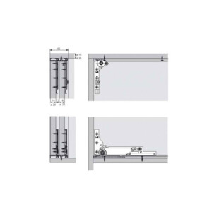 KIT DE PROFILES RAIL DOUBLE SLIDELINE M