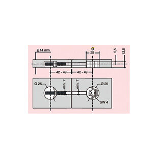 FERRURE D'ASSEMBLAGE DE PLAN DE TRAVAIL