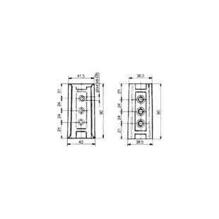 GLISSIERE DE DOSSERET DE LIT