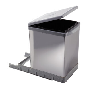 POUBELLE COULISSANTE 18L 1 SEAU