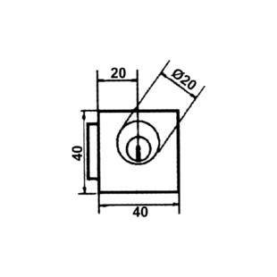 SERRURE DE SURETE A GOUPILLES